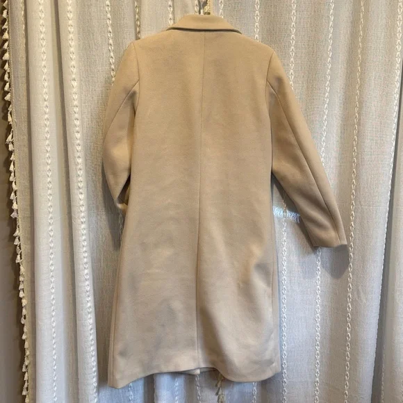 Hooever Women's Winter Wool Coat Casual Notch Lapel Single-Breasted Peacoat - Picture 3 of 3